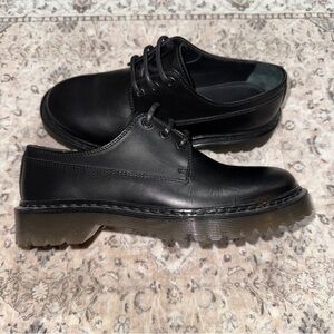 NWOB - A.P.C. Leather Black Ambre Derby Oxford Boots Shoes Size 8 EU 38 $445